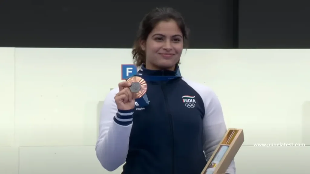 Manu Bhaker created history by winning two medals at the Paris Olympics