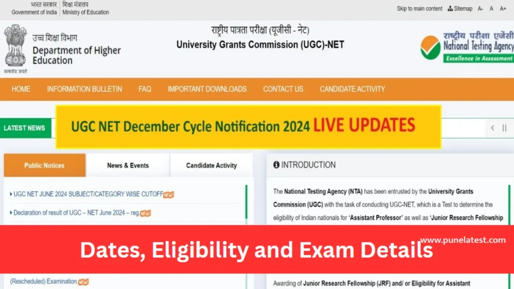 UGC NET Notification 2024